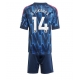 Maillot de foot Arsenal Viktor Gyokeres #14 Extérieur vêtements enfant 2025-26 Manches Courtes (+ pantalon court)